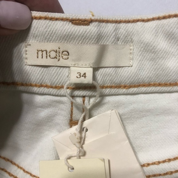 MAJE NWT Paoline Tie-Dye Straight Leg Jeans - Picture 8 of 10